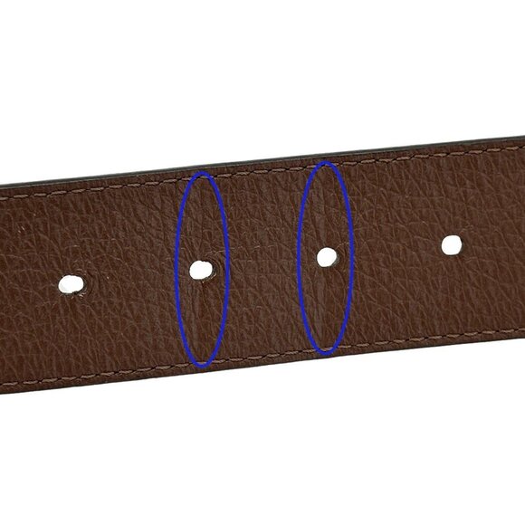 LOUIS VUITTON Brown Leather Belt - Picture 9 of 11